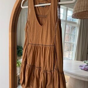 Anthro Sleeveless Tiered tunic